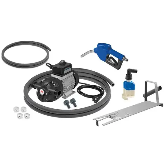 Samoa Solura series 230 V AC stationaire elektrische pompset voor AdBlue/DEF met automatische spuitmond, 30 l/min