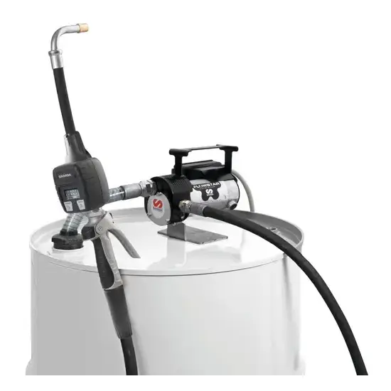 Samoa Flowstar series 12 V DC draagbare elektrische pompset voor olie met gedoseerd pistool, 5 l/min