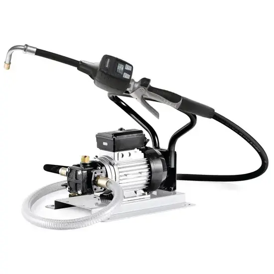 Samoa Flowstar series 230 V AC draagbare elektrische pompset voor olie met gedoseerd pistool, 10 l/min