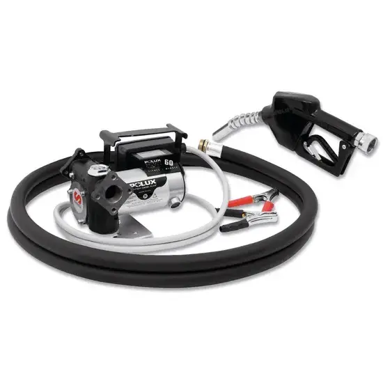 Samoa Polux series 24 V DC elektrische pompset voor diesel met automatische spuitmond, 65 l/min
