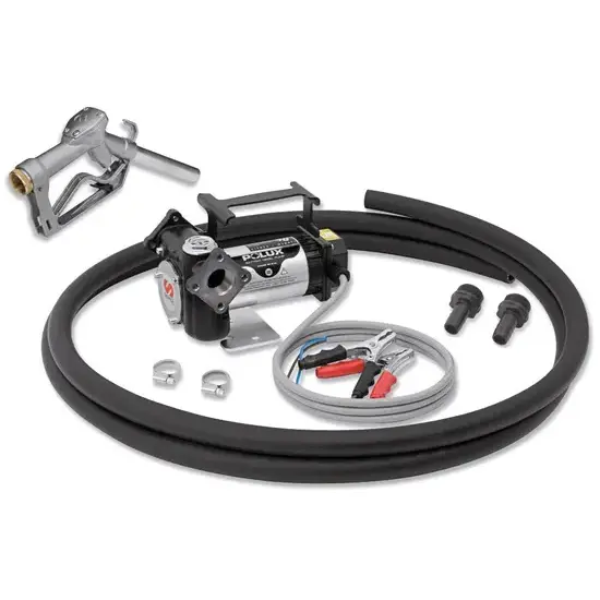 Samoa Polux series 12 V DC elektrische pompset voor diesel met spuitmond, 40 l/min