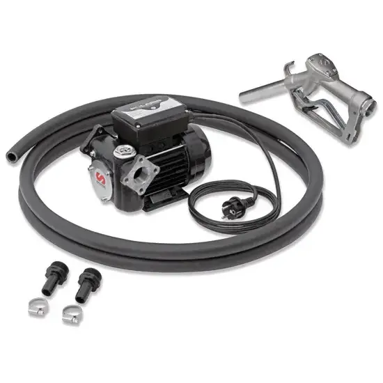 Samoa Polaris series 230 V AC stationaire elektrische pompset voor diesel met spuitmond, 50 l/min