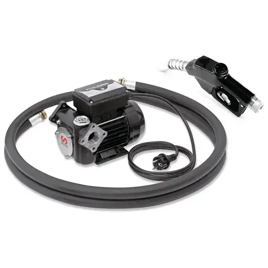 Samoa Polaris series 230 V AC stationaire elektrische pompset voor diesel met automatische spuitmond, 50 l/min