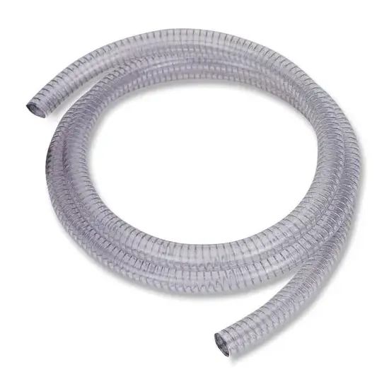 Samoa Transparante, gewapende zuigslang 2 mtr x D25mm