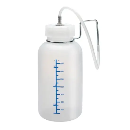 Verzamelfles met buis voor rem ontluchtingsapparaat 2 liter