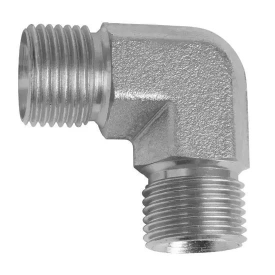 Samoa Hydraulische adapter 1/2" BSP (MM) knie 90°