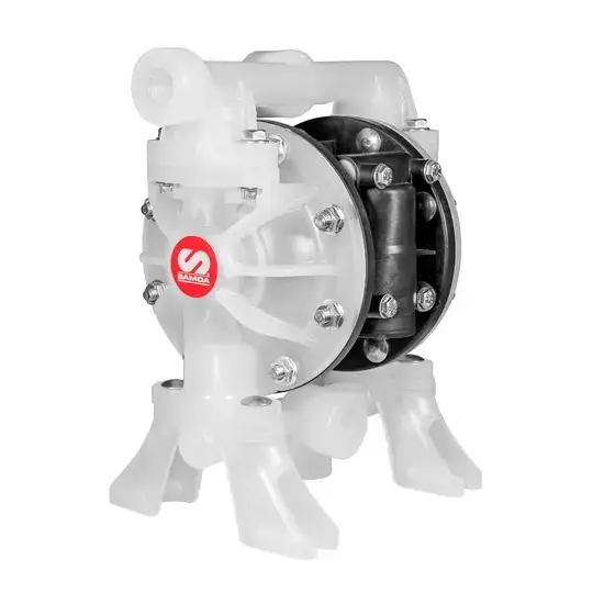 Samoa Pivot-series UP05 pneumatische dubbele membraanpomp geleidend PP-PP-hytrel-hytrel, BSP-LAT,CEN-bedraad 1/2"