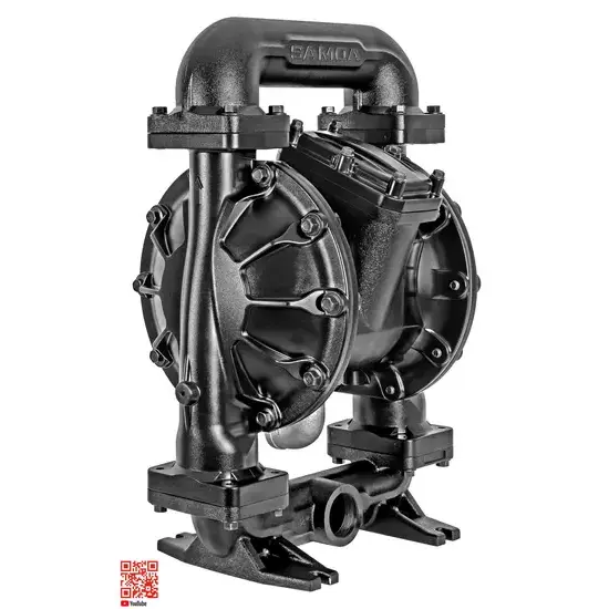 Samoa Pivot-series UP20 pneumatische dubbelmembraanpomp ALU-ALU-NBR-NBR, BSP-CEN-bedraad 2"