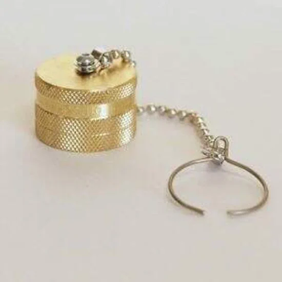 Femco Click aftap snelkoppeling (M) LB stofkap met ketting