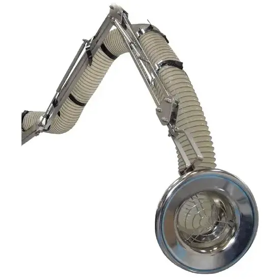 Nederman RVS afzuigarm NEX-S met demper D160 mm 3 mtr