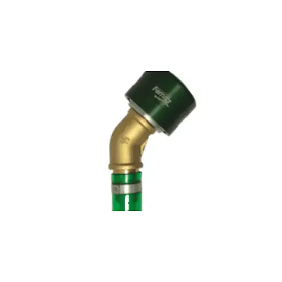 Femco Double click aftap snelkoppeling (F) LB 45° met slang 130cm