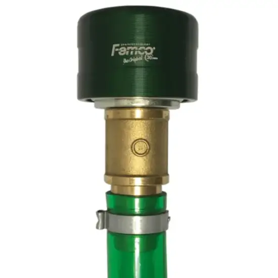 Femco Double click aftap snelkoppeling (F) LB recht met slang 130cm