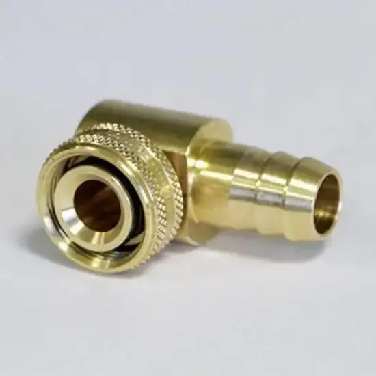 Femco Compact aftap koppeling (F) SB hoek 90° voor slang