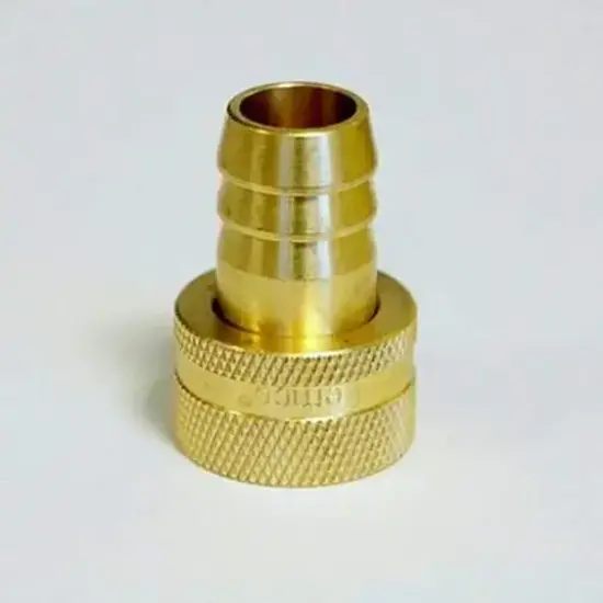 Femco Compact aftap koppeling (F) SB recht voor slang