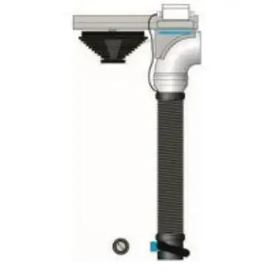 Nederman Uitlaatgasafzuiging Magna Track HS verticaal D160 mm L=3 mtr