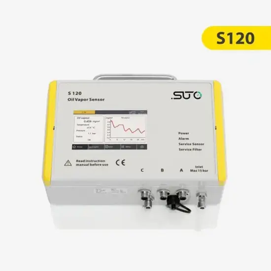 SUTO iTEC S120 Oliedampmonitor voor persluchtzuiverheidsmeting