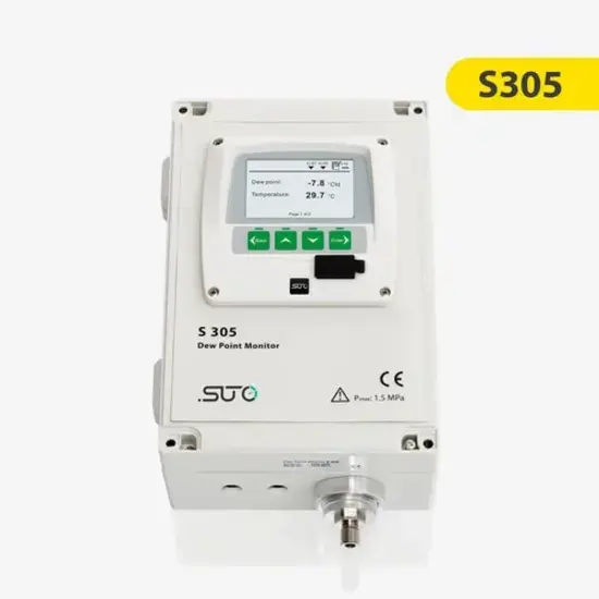 SUTO iTEC S305 Dauwpuntmonitor voor adsorptie- en koeldrogers (-60 tot +20 °C Td / -20 tot +50 °C Td)