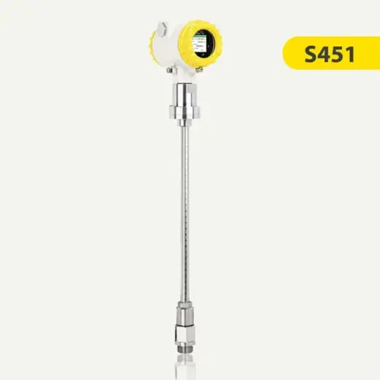 SUTO iTEC S451 Thermische massastroommeter voor zware en explosieve toepassingen (insteeksensor)