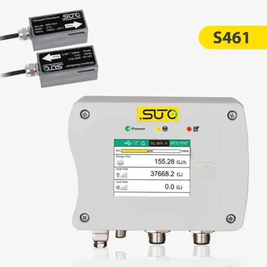 SUTO iTEC S461 Slimme ultrasone flowmeter voor water en andere vloeistoffen (klem)