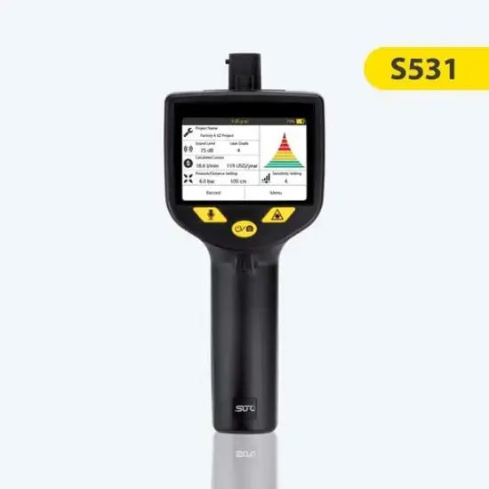 SUTO iTEC S531 Slimme ultrasone lekdetector voor persluchtlekkage en audits