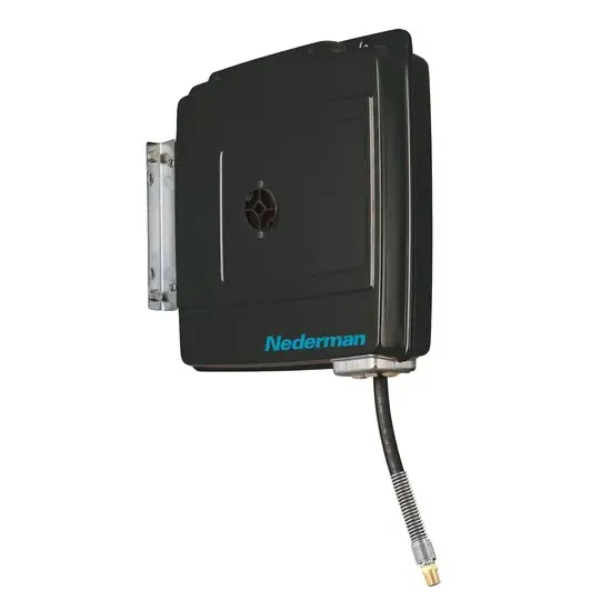 Nederman Slanghaspel 883 (water hogedruk) met slang (G) 25 Mpa 3/8" L=13 mtr