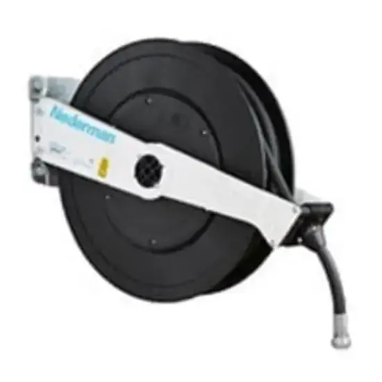 Nederman Slanghaspel 888 wit (vet) met slang (J) 35 Mpa 1/4" L=15 mtr