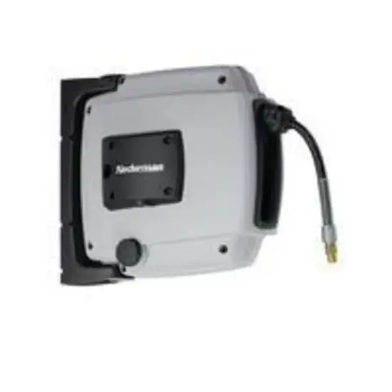 Nederman Slanghaspel H30 grijs (perslucht, water) met slang (A) 1,5 Mpa 3/8" L=10 mtr