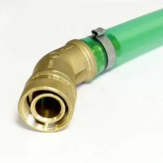 Femco Standard aftap koppeling (F) SB hoek 45° met slang 130cm