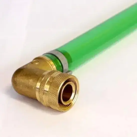 Femco Standard aftap koppeling (F) LB hoek 90° met slang 130cm